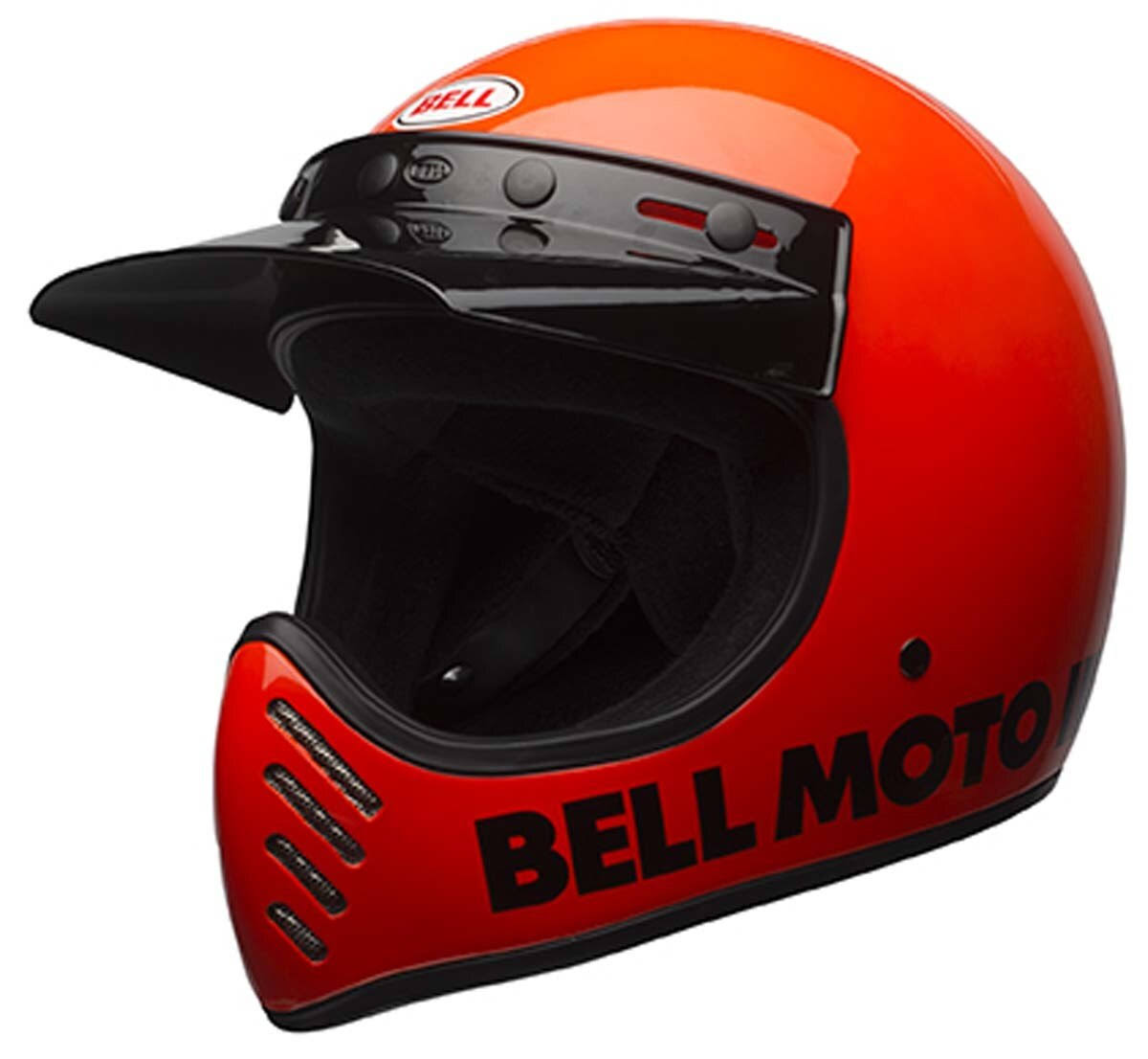 Bell Moto-3 Helmet (Matte/Gloss Blackout - Medium)