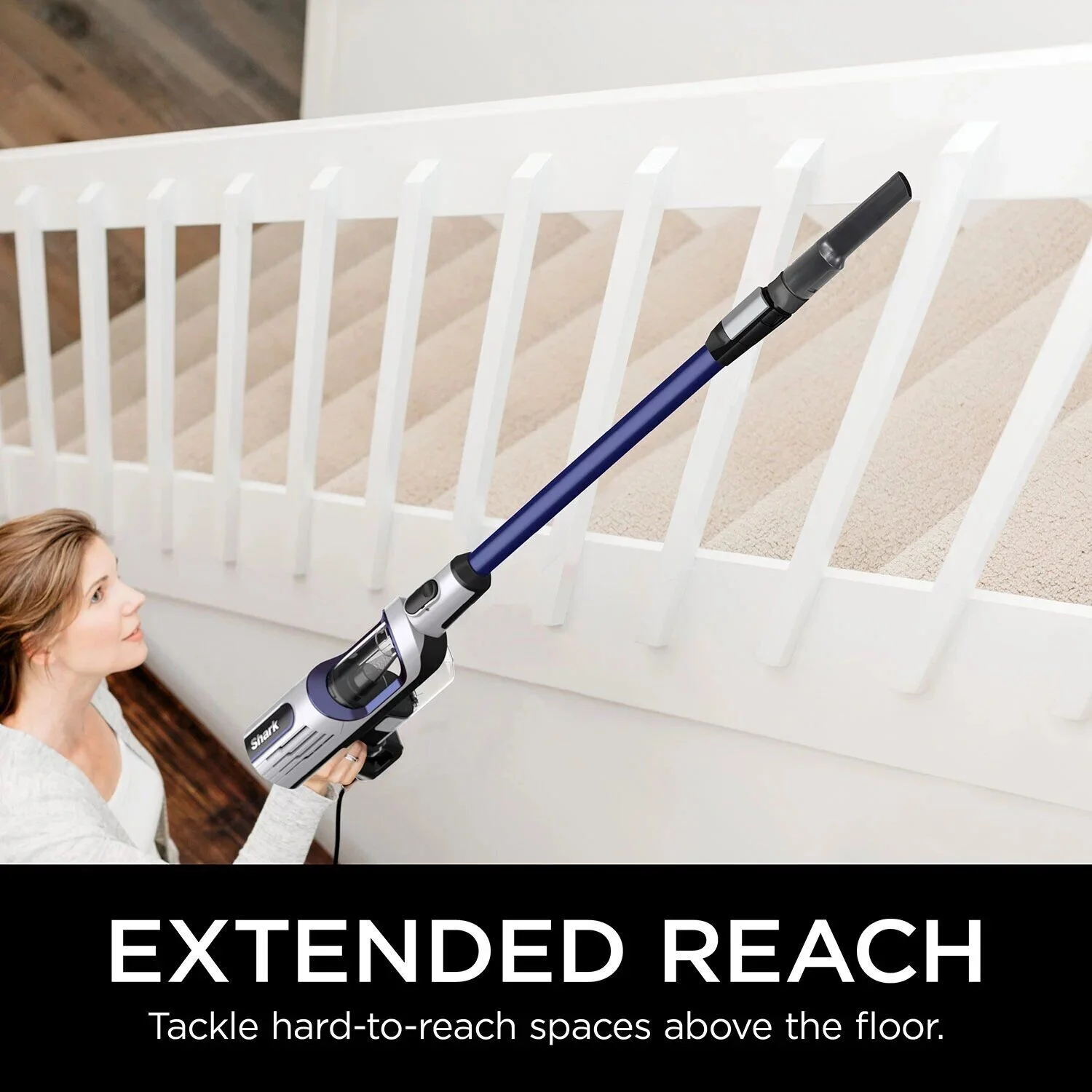 Restored Shark HZ255 Power & Precision Ultra Light Pet Corded Stick Vacuum With Self-Cleaning Brushroll, Floor Cleaner (Refurbished)