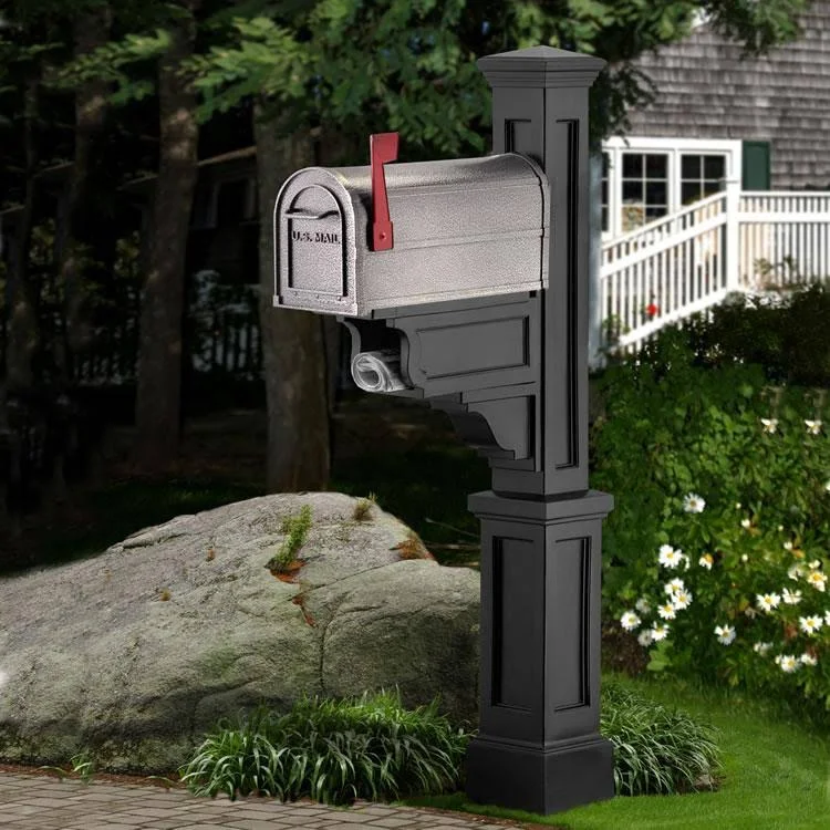 Mayne Dover Mail Post - Graphite Grey