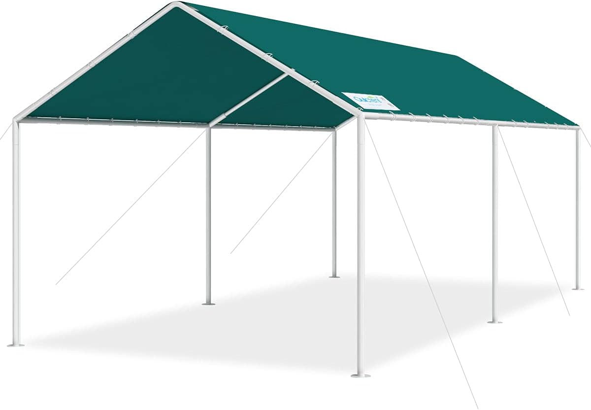 Quictent 10'X20' Heavy Duty Carport Car Canopy Party Tent Boat Shelter