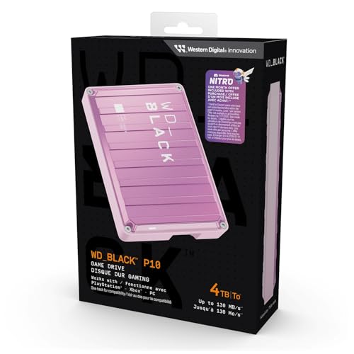 WD_BLACK 5TB P10 Game Drive, Portable External Hard Drive, Works with Playstation, Xbox, & PC - WDBA3A0050BBK-WESN