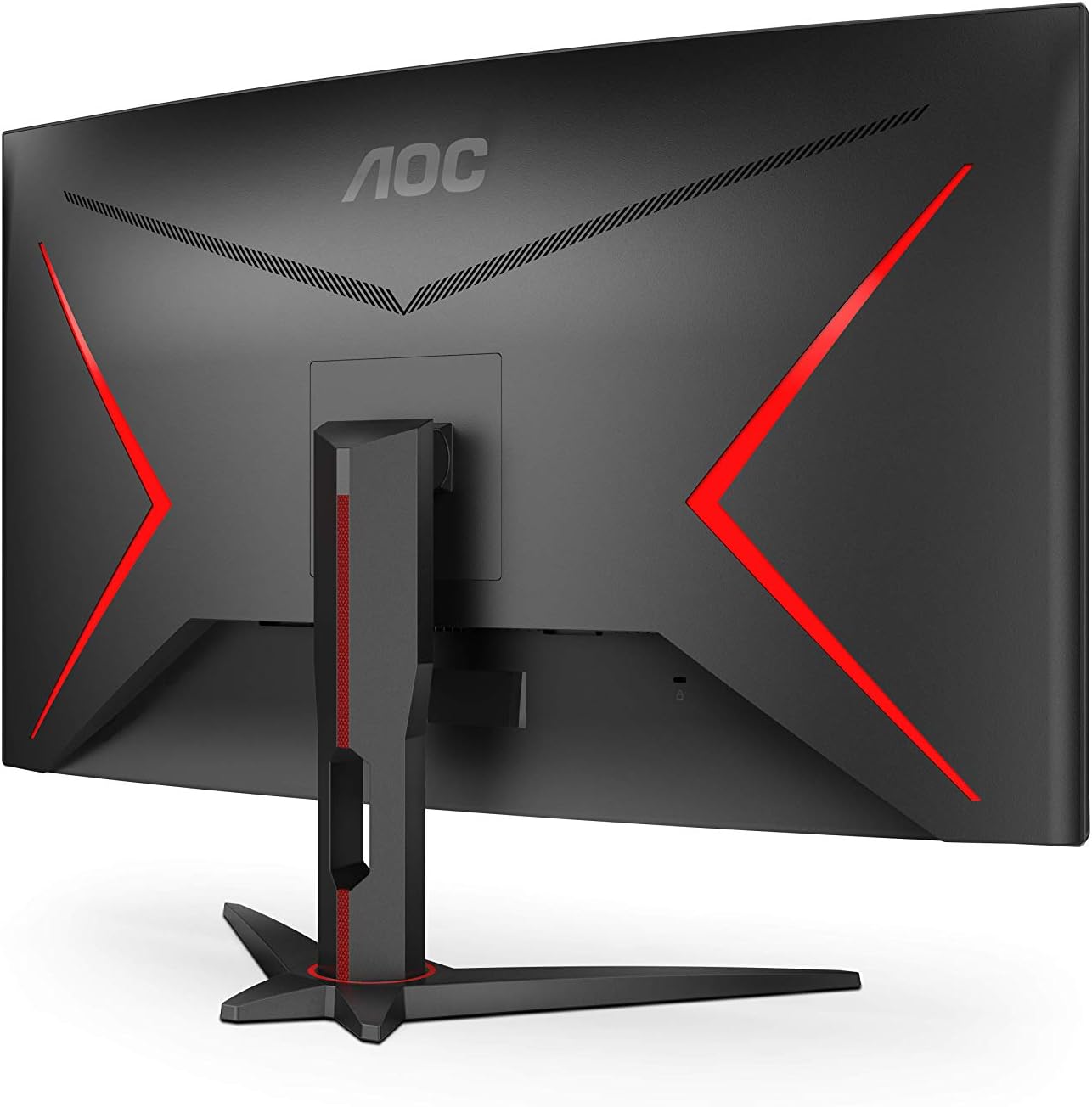 AOC C32G2ZE 32" Curved Frameless Gaming Monitor, Full HD 1920x1080, VA, 0.5ms 240Hz, AMD FreeSync Premium, DP/HDMI/VGA, VESA, 3-3-1 Re-Spawn Program