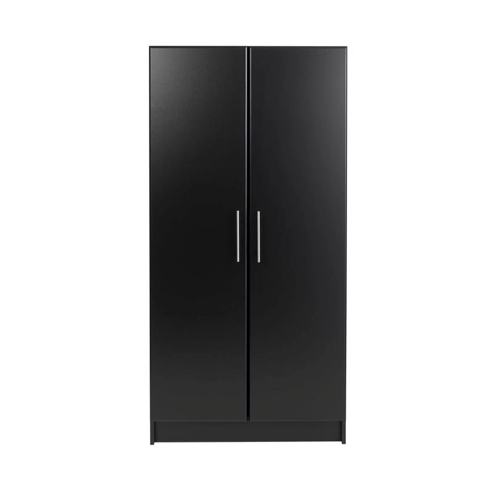 Prepac Elite 32" Storage Cabinet Armoire, Black Storage Cabinet, Linen Cabinet, Wardrobe Cabinet with Hanging Rail and Shelves 21" D x 32" W x 65" H, BESW-3264-K