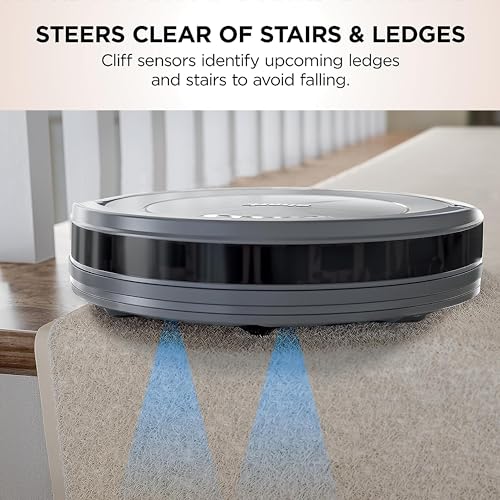 Shark AV2501S AI Ultra Robot Vacuum, with Matrix Clean, Home Mapping, 30-Day Capacity HEPA Bagless Self Empty Base, Perfect for Pet Hair, Wifi, Dark Grey