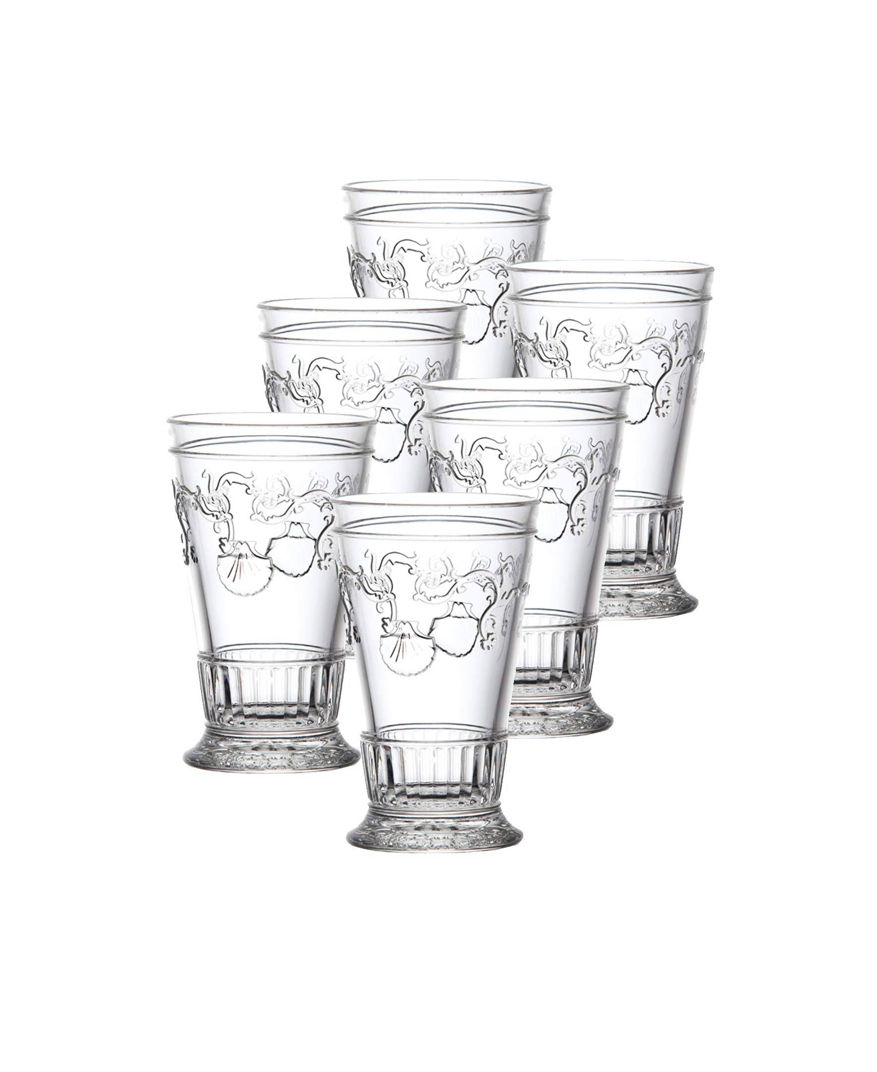 La Rochere Set of 6, 12-Ounce Versailles Double Old Fashioned Glasses