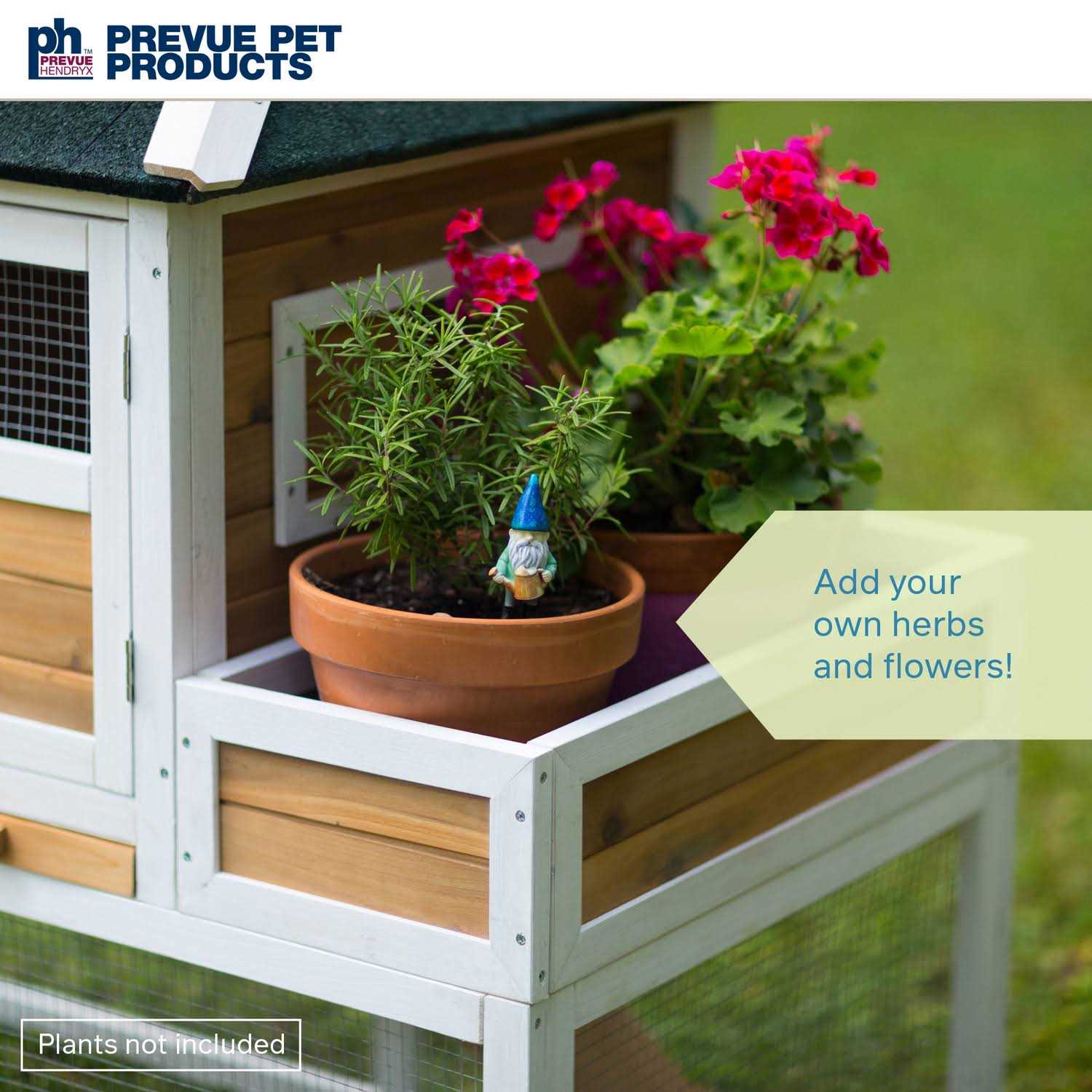 Prevue Pet Products Chicken Coop with Herb Planter - Pet Supplies online store
