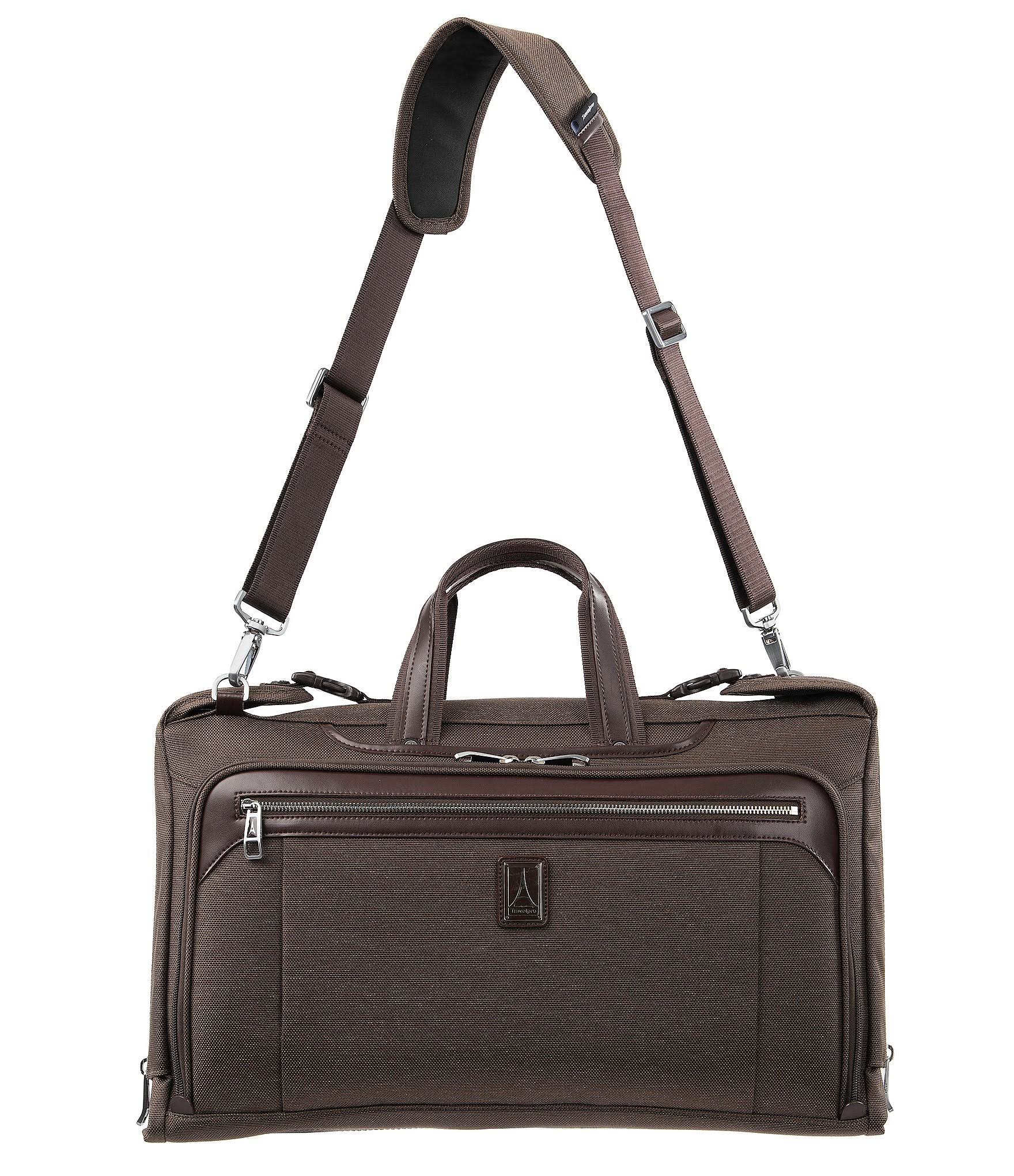 Travelpro Platinum Elite Tri-fold Carry-On Garment Bag, Rich Espresso