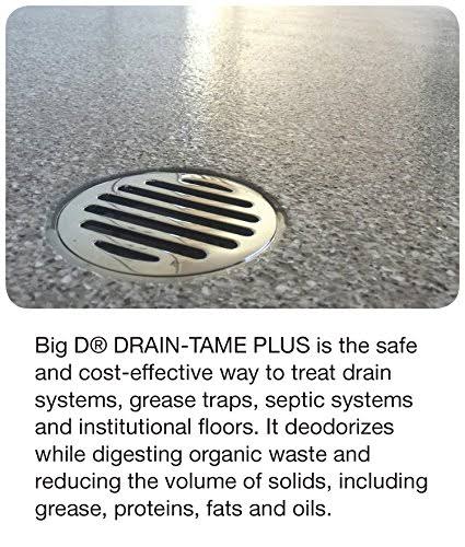Big D 5501 Drain-Tame Plus Drain u0026 Floor Maintainer, 5 Gallon Pail