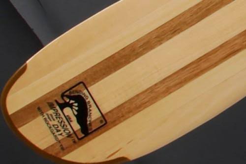 Bending Branches Impression Solo Canoe Paddle