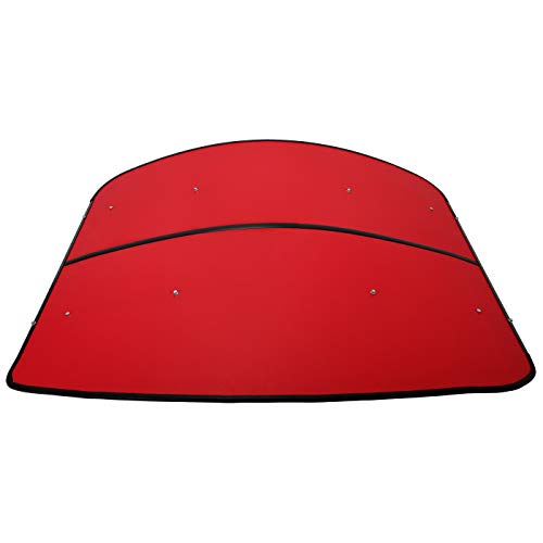 ECOTRIC Tuff Top Tractor Canopy for ROPS 48" X 52" - Green/Orange/Red/White