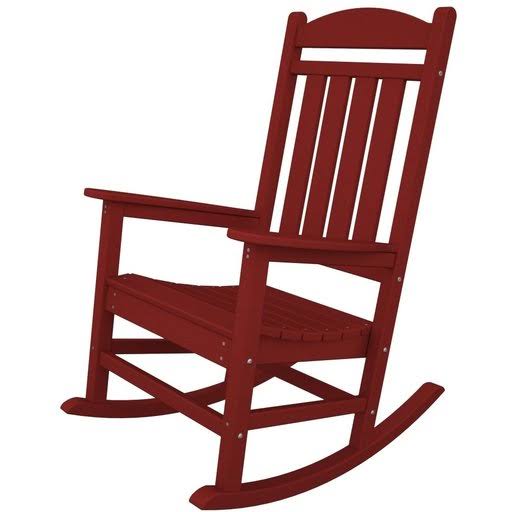 POLYWOOD Presidential Rocking Chair - Sunset Red