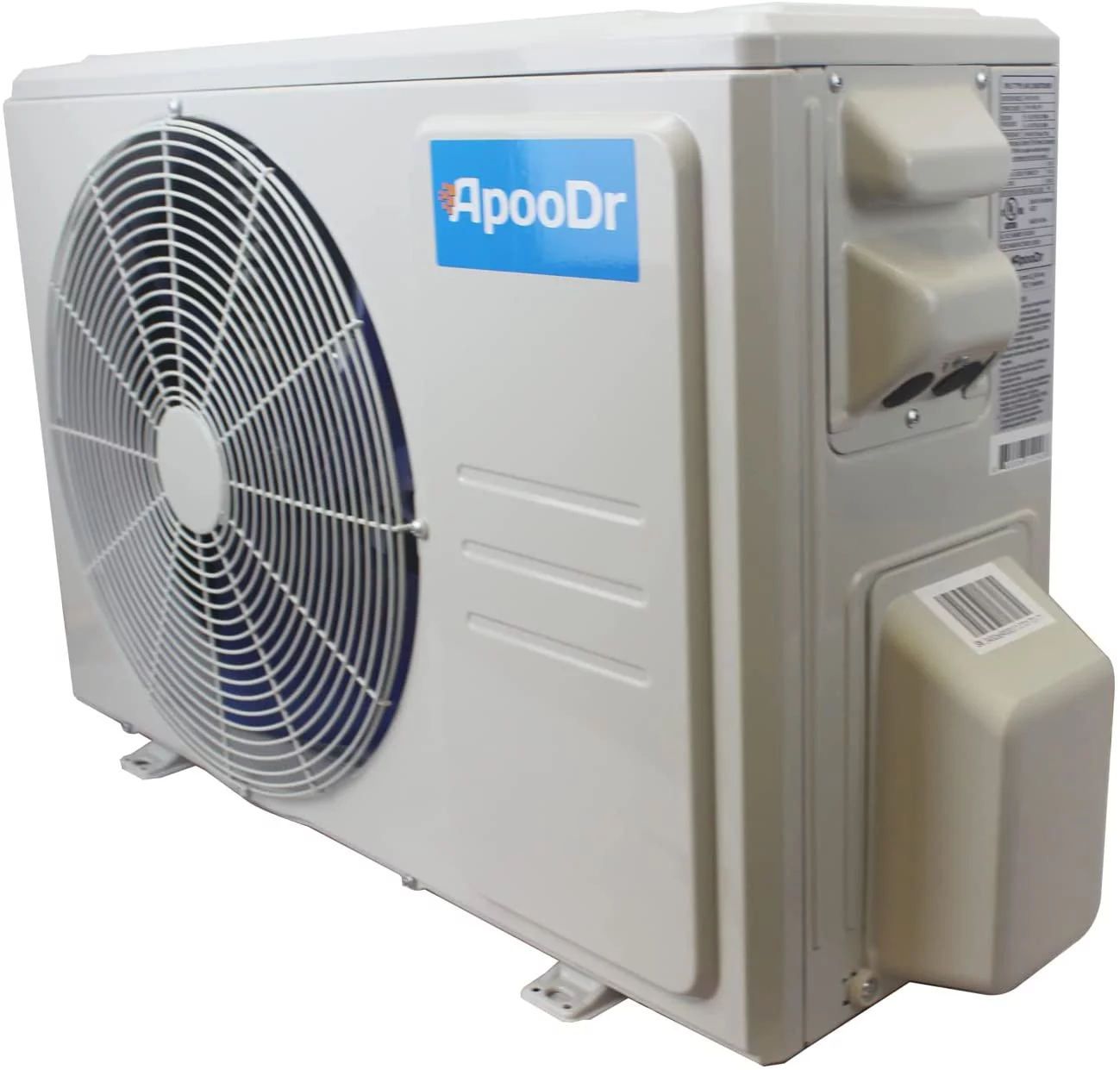 ApooDr 12000 BTU Mini Split Air Conditioner Ductless Inverter System 16.8 SEER with Heat Pump 220V 1 Ton,with Installation Kit