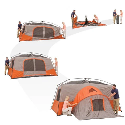 Ozark Trail 11-Person Instant Cabin Tent with Private Room