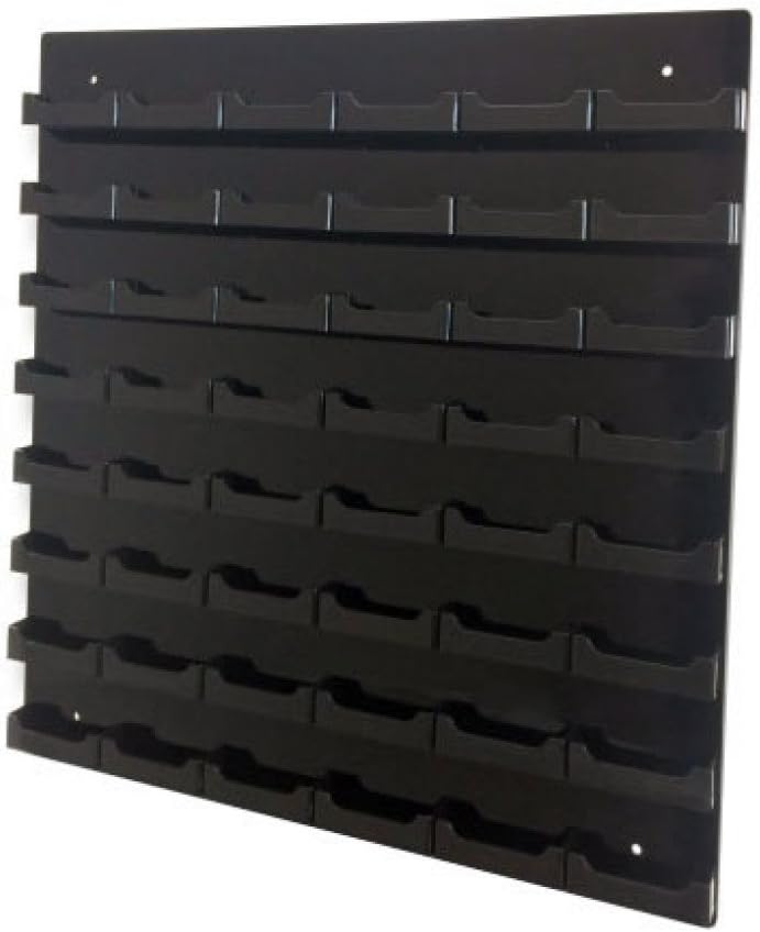 Source One 48-Pocket Wall Mount Business Card Holder (All Clear)