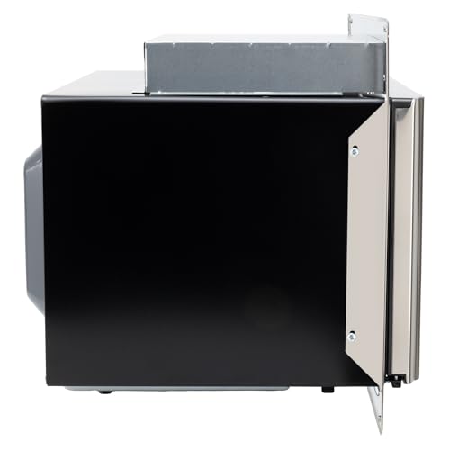 RecPro RV Microwave with Trim Kit | 1.0 Cu. Ft. | 900W | Direct replacement for Greystone and High Pointe