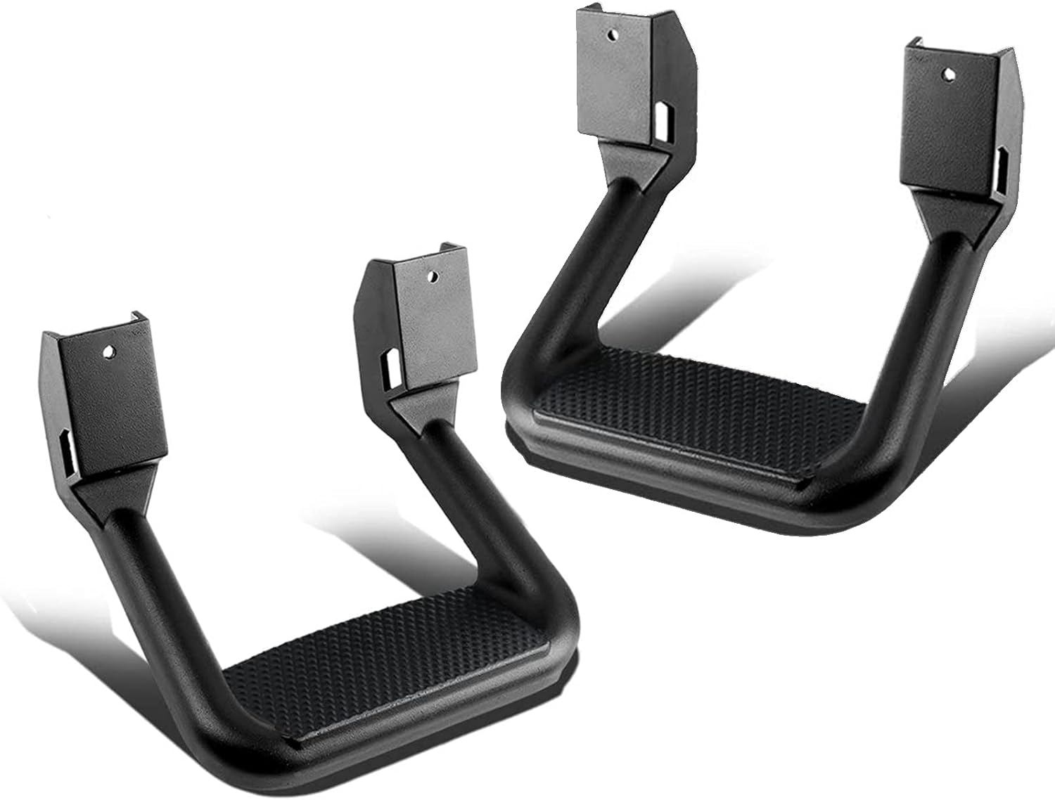 Universal Aluminum Side Step for Truck SUV, 2 Piece Black Pack of 2