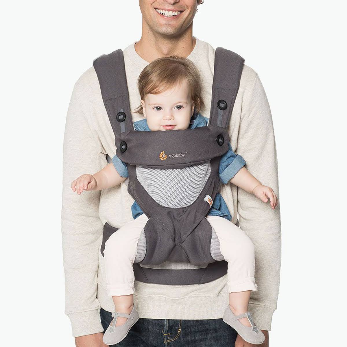 Ergobaby Baby Carrier 360 Cool Air Carbon/Grey
