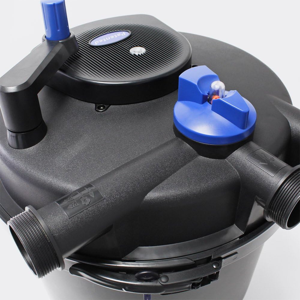 GRECH CPF-30000 Pond Bio Pressure Filter UVC 55-watt Up to 8,000 Gallons,Black