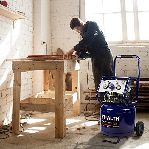 STEALTH Air Compressor Oil-Free Ultra Quiet Electric Air Compressor
