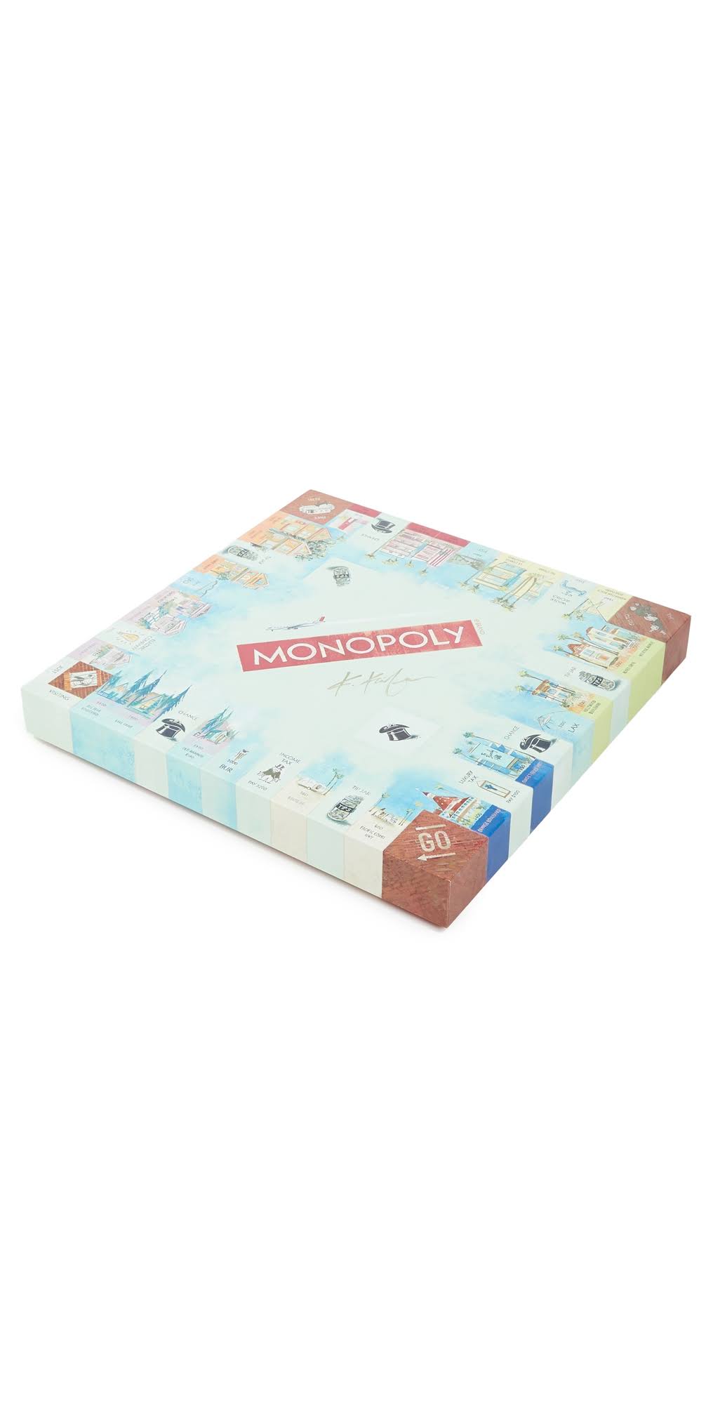WS Game Company Monopoly California Dreaming Edition by Kathleen Keifer