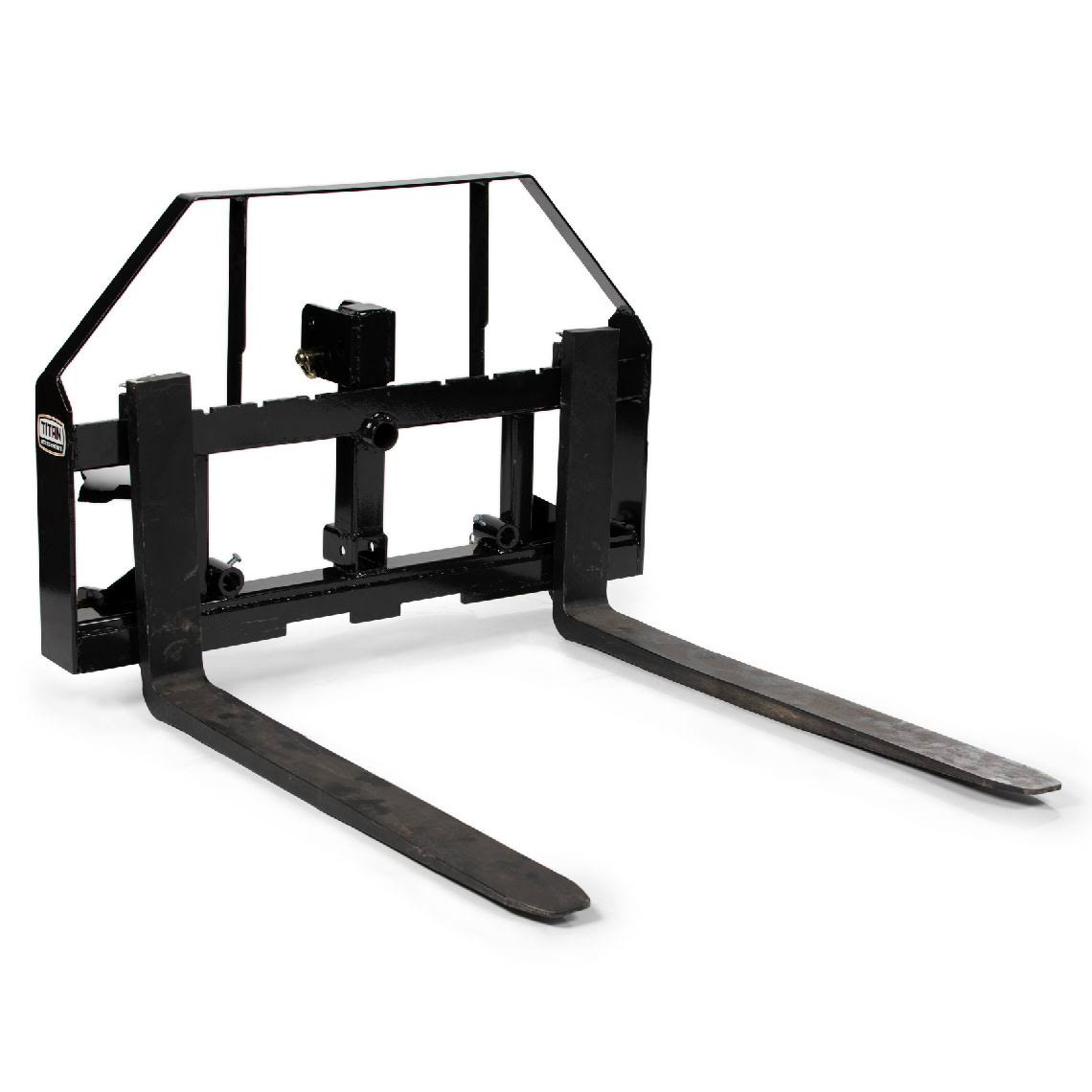 Attachments 191372 Pallet Fork Frame Attachment with Fork Blades, Fits Cat I u0026 II Tractors