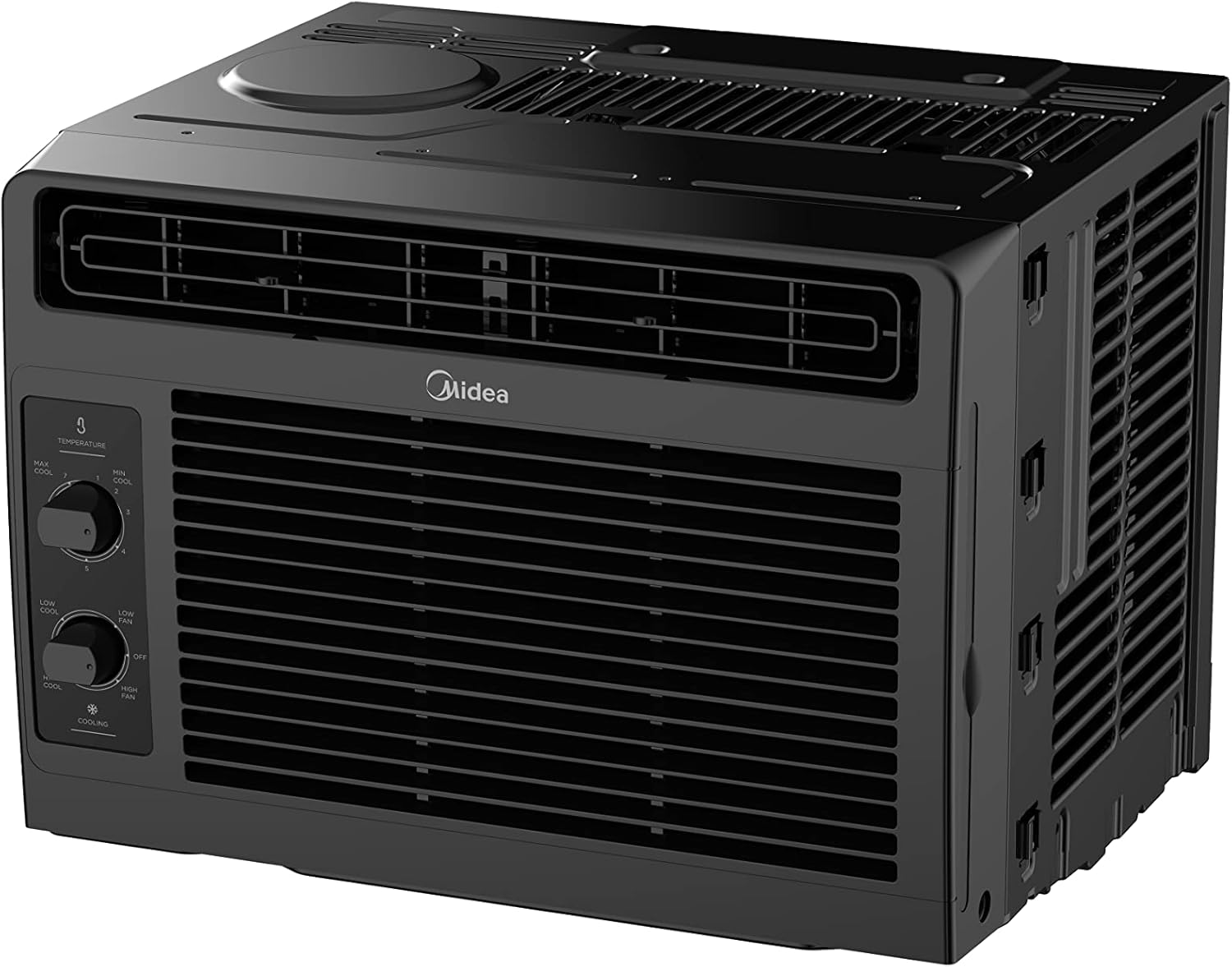 Midea 5,000 BTU 115V Mechanical Window Air Conditioner, Black