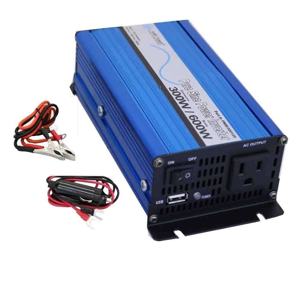 Aims Power 300 Watt 24 Volt Pure Sine Inverter, PWRI30024S