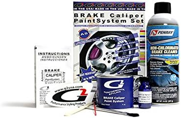 G2 Red Brake Caliper Paint High Heat/Temperature Epoxy Style Kit/System MADE IN USA Pack of 2