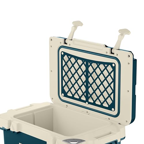 RTIC 22 QT Ultra-Light Wheeled Cooler with Handle, Hard Insulated Portable Ice Chest Box for Beach, Drink, Beverage, Camping, Picnic, Fishing, Boat, Barbecue