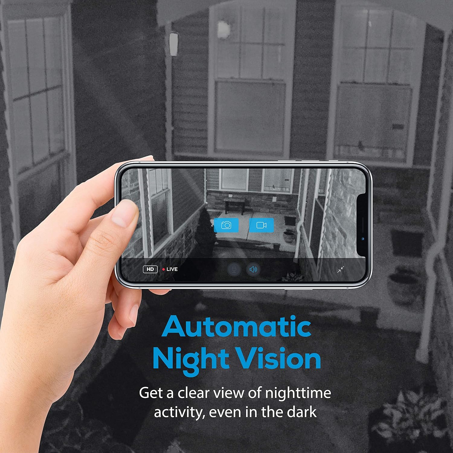Geeni, DOORSCREEN Smart Wifi Doorbell, HD Camera Doorbell with Night Vision and Motion Sensor, Compatible with Alexa and Google Assistant, No Hub Required