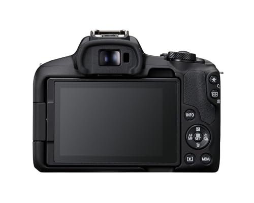 Canon EOS R50 Mirrorless Camera RF-S18-45mm F4.5-6.3 is STM Lens Kit, 24.2 Megapixel CMOS (APS-C) Sensor, 4K Video, Hybrid Camera, Photo and Video, Vlogging, Content Creator, RF Mount, Black