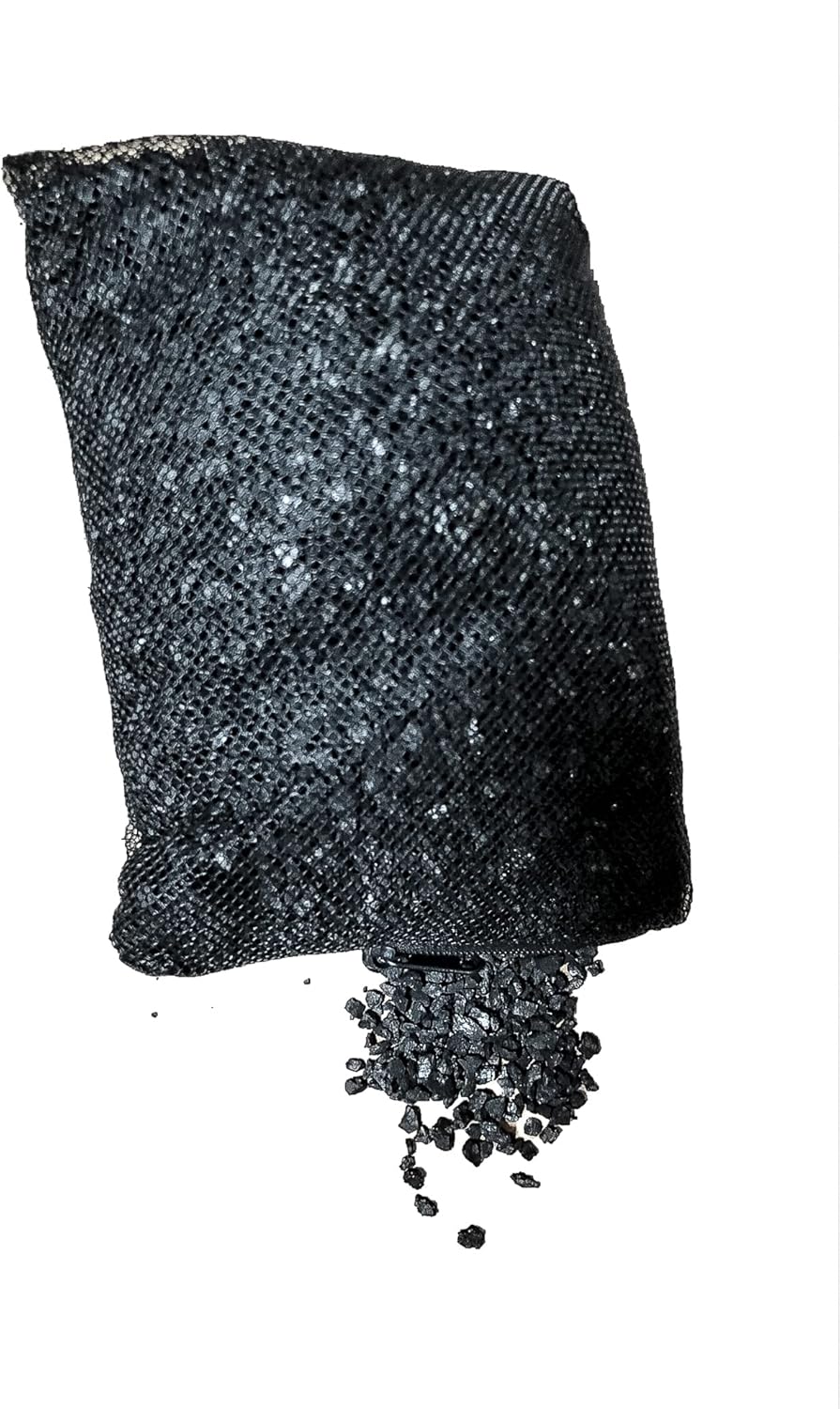 40 LB Premium Granulated Activated Carbon Charcoal for Aquarium Fish Tank Fish Pond Reef Filter Bulk Filter Media in 40 Free Filter Media Bags - Perfect for eliminating cat Litter Smell
