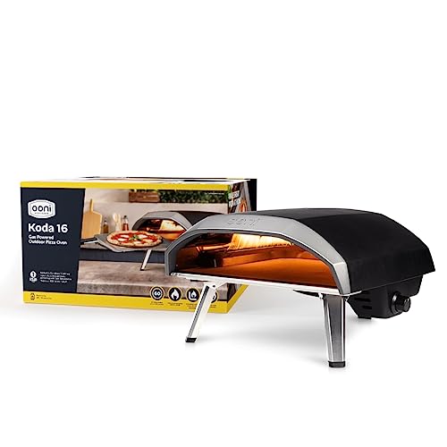 Ooni Koda 16 Gas Pizza Oven – Outdoor Pizza Oven – Portable Gas Pizza Oven For Authentic Stone Baked Pizzas – Great Addition For Any Outdoor Kitchen