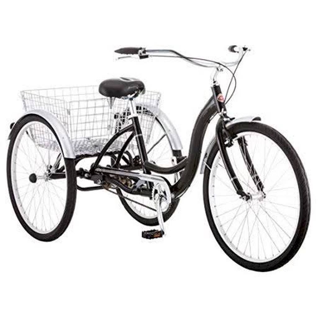 Schwinn Meridian Wheel Trike Bicycle, Black, 14x22/One Size - Megean