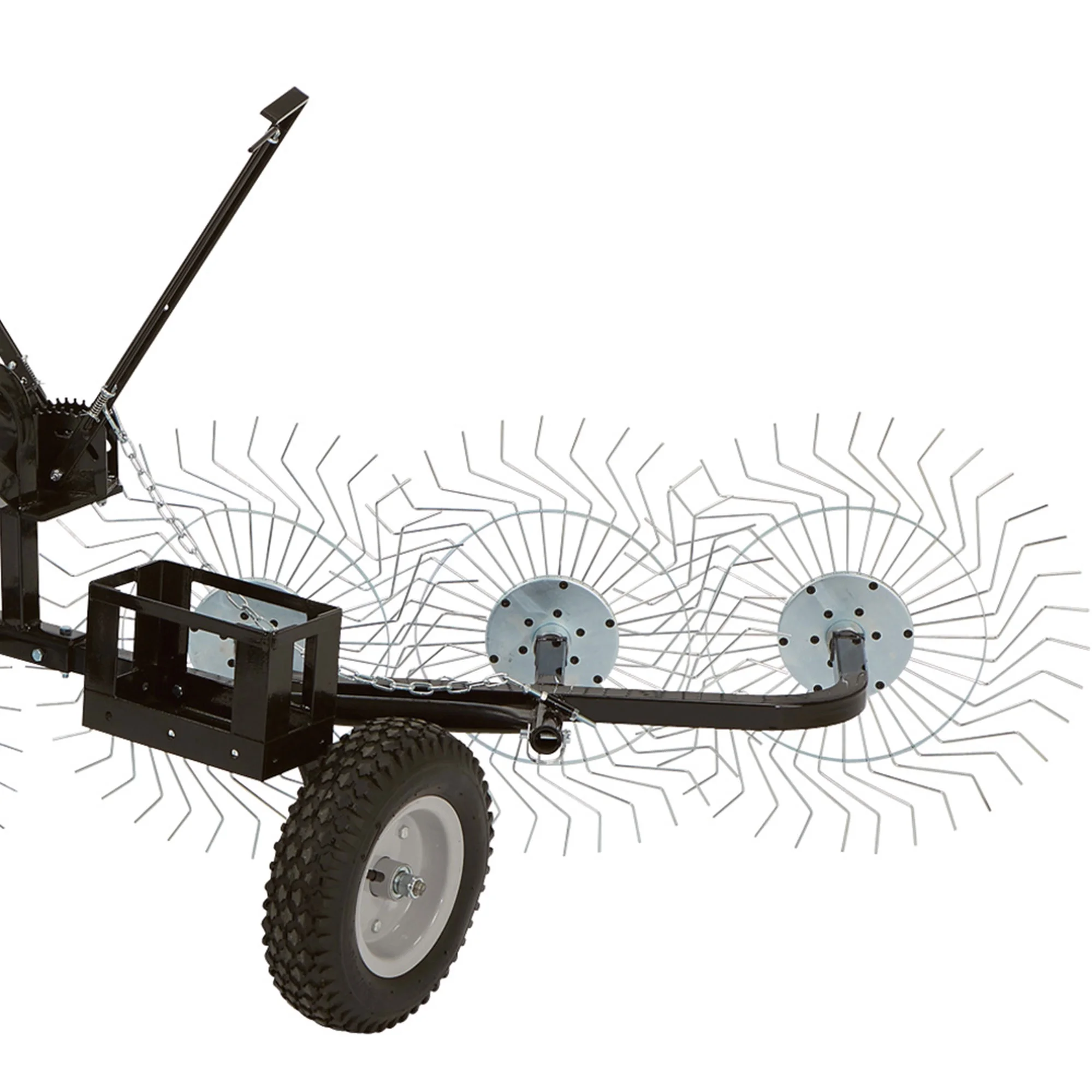 Yard Tuff ACR-600T 55 In Steel Tow Behind Acreage Rake w/ Pin Style Hitch