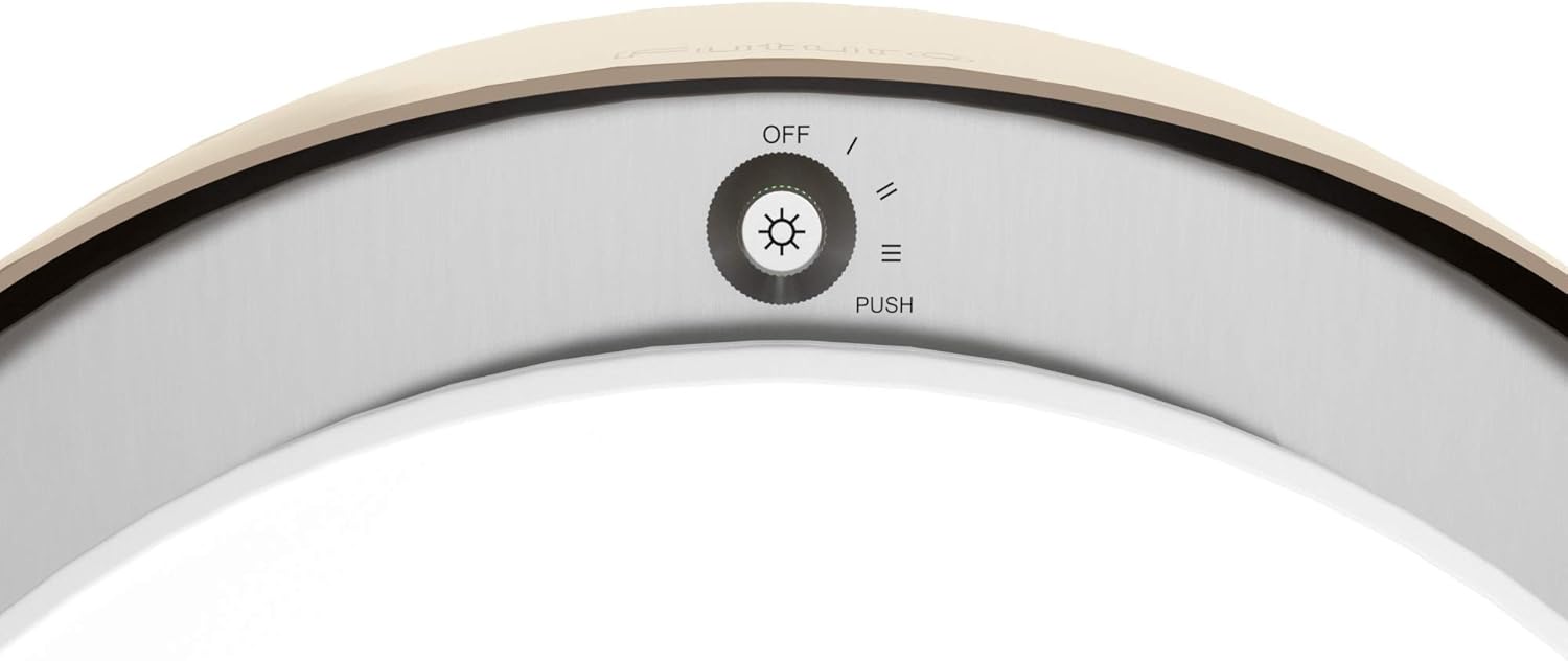 Futuro Futuro Island Mount DUCTLESS ONLY Range Hood 21" 940-CFM | Dome Brass | Painted Steel Vent Hood | Modern Italian Exhaust Hood | LED, Ultra-Quiet with Blower