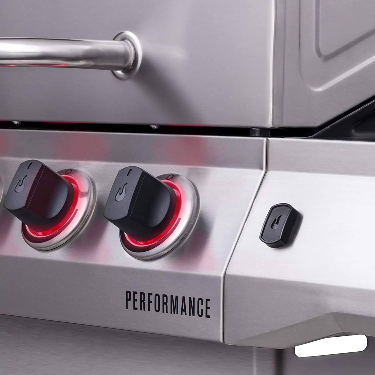 Char-Broil Performance Series Convective 4-Burner with Side Burner Cabinet Propane Gas Stainless Steel Grill - Stainless Steel Performance 4-Burner Side-Burner
