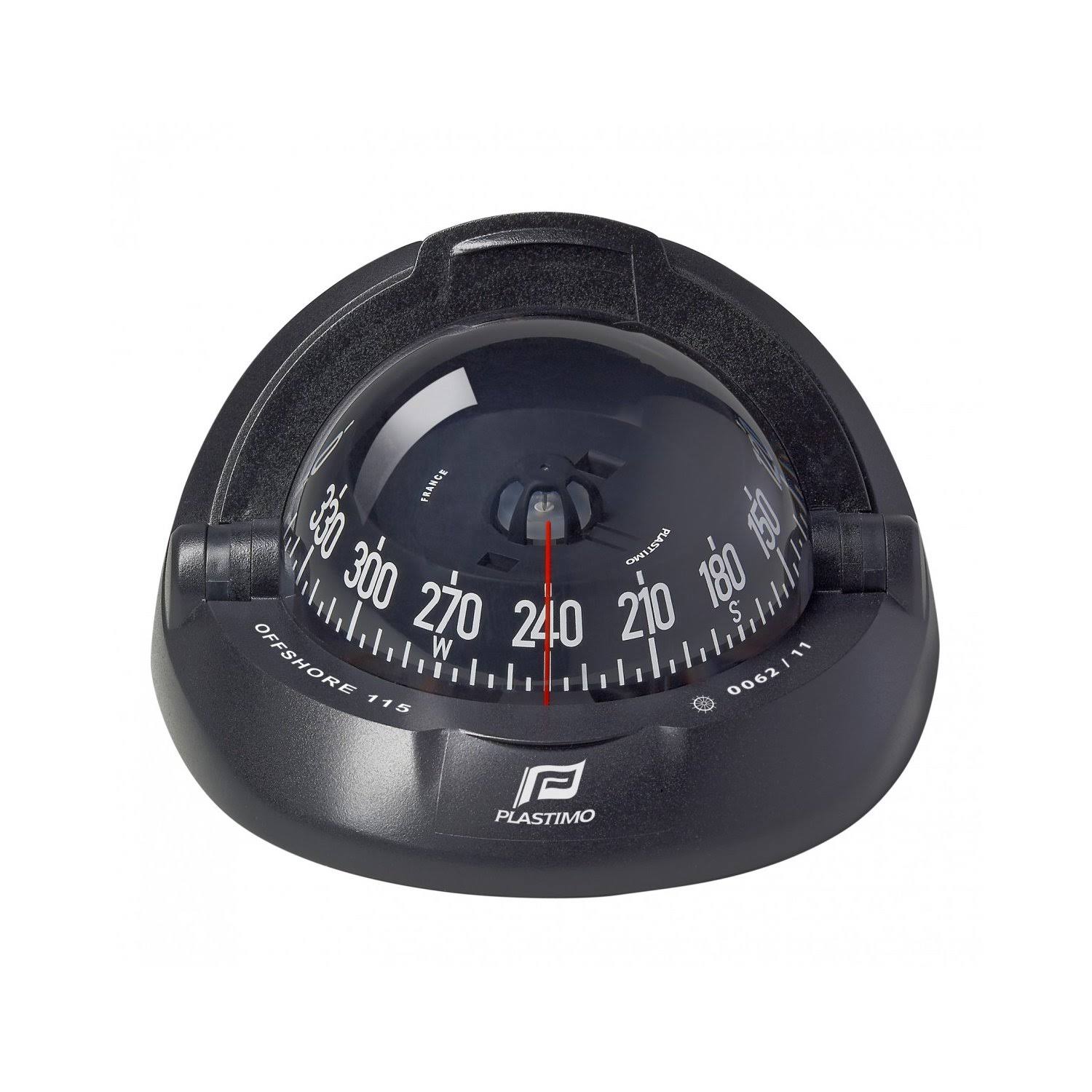 Plastimo Offshore 115 Flush Mount Compass Black / Black Conical