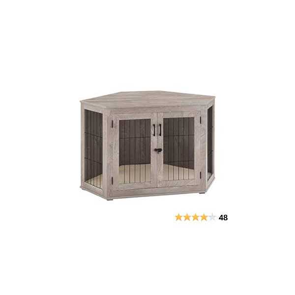beeNbkks Large Corner Dog Crate Double Doors EV1050 - Pet Supplies online store