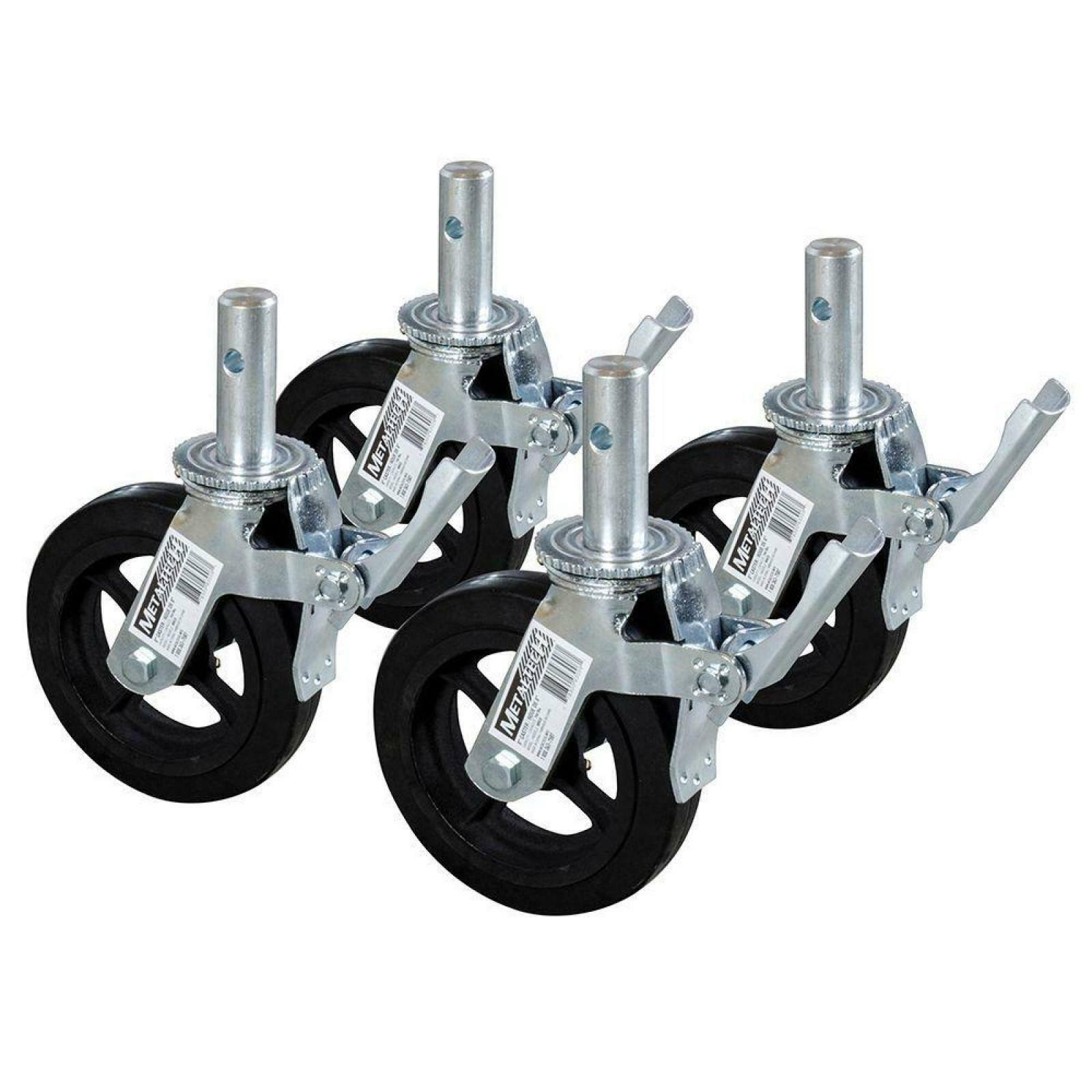 Metaltech 8 in. Scaffold Caster Wheel (4-Pack) M-MBC8K4
