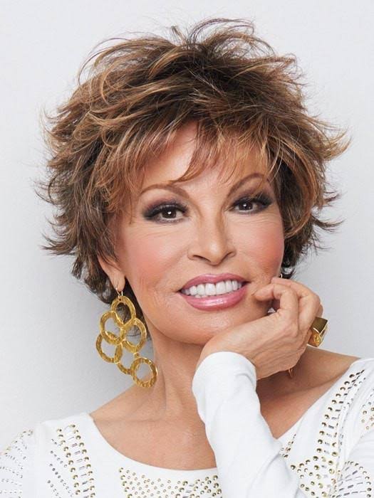 Raquel Welch Voltage Wig R9F26 Mocha Foil - Average