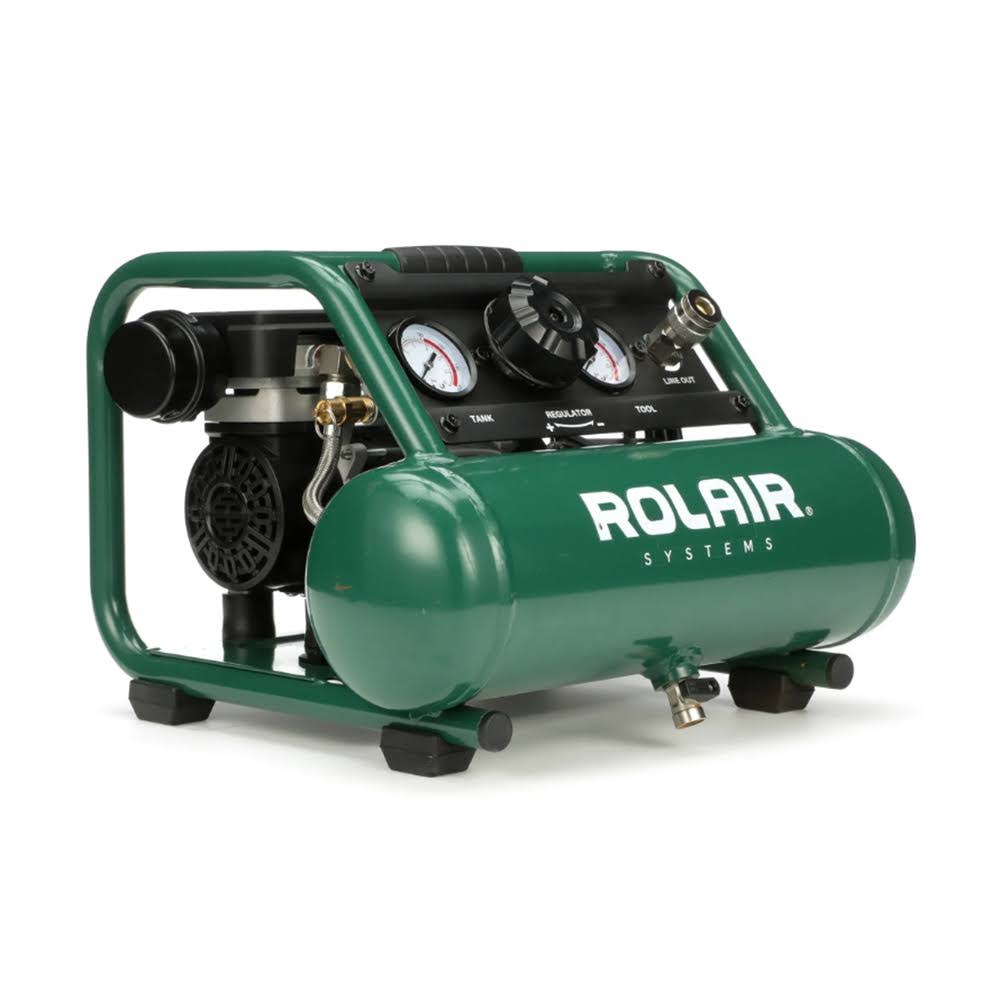 Rolair AB5PLUS Air Buddy Super-Quiet 1/2 HP 1-Gallon Air Compressor