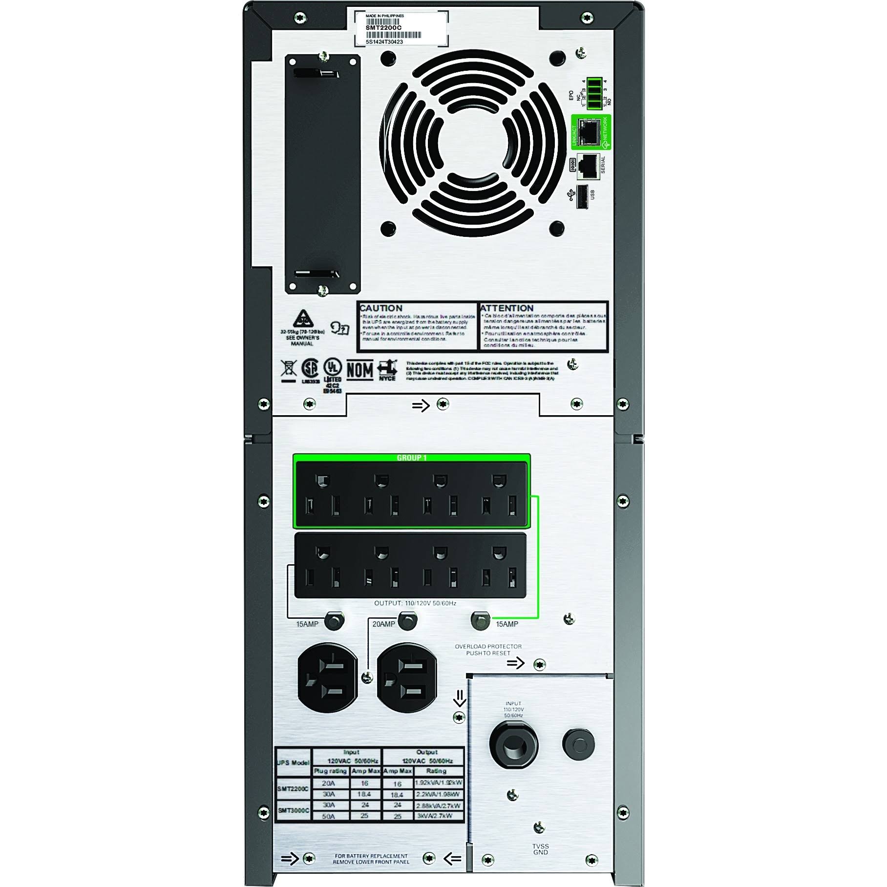 APC Smart-UPS SMT2200C UPS - 1.98 kW - 2200 VA