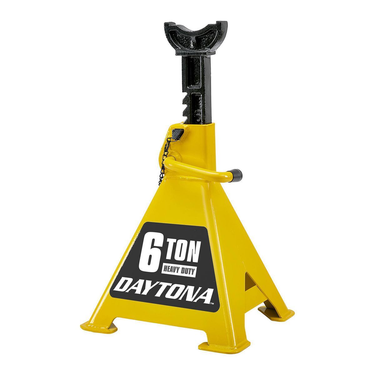 DAYTONA 6 Ton Heavy Duty Ratcheting Jack Stands, Slate Gray