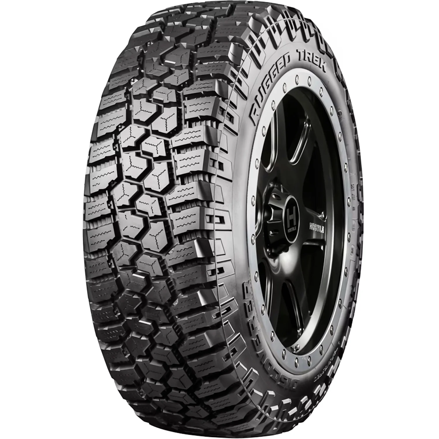 Set of 4 (FOUR) Cooper Discoverer Rugged Trek 275/60R20 115T RT R/T Rugged Terrain Tires Fits: 2015-23 Ford F-150 Lariat, 2016-18 Ram 1500 HFE