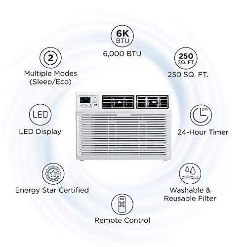 Tcl Air Conditioner Home Series Window Air Conditioner Led Display Window 6W3Er1-A Air Conditioner