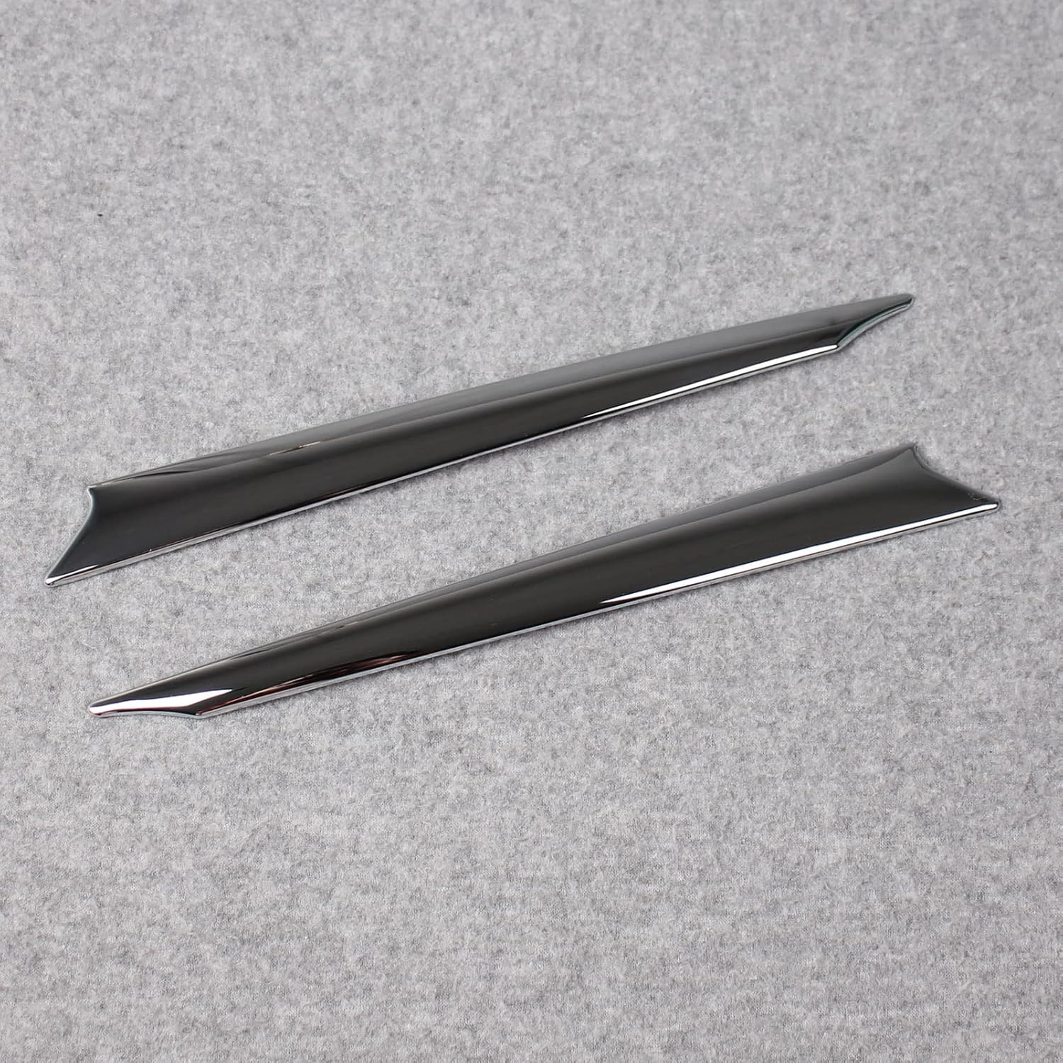 Beautost Fit for Toyota Highlander 2020 2021 2022 Rear Trunk Lid Molding Trim Chrome ABS Pack of 2