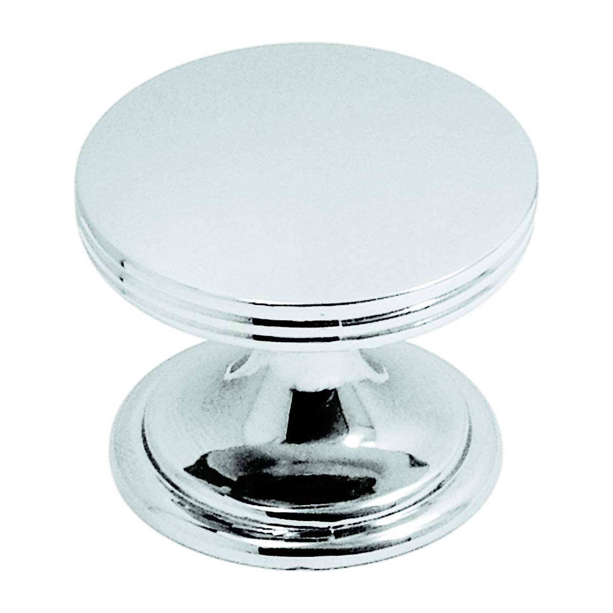 Hickory Hardware American Diner 1-3/8 inch Diameter Cabinet Knob - Chrome P2142-CH-10B