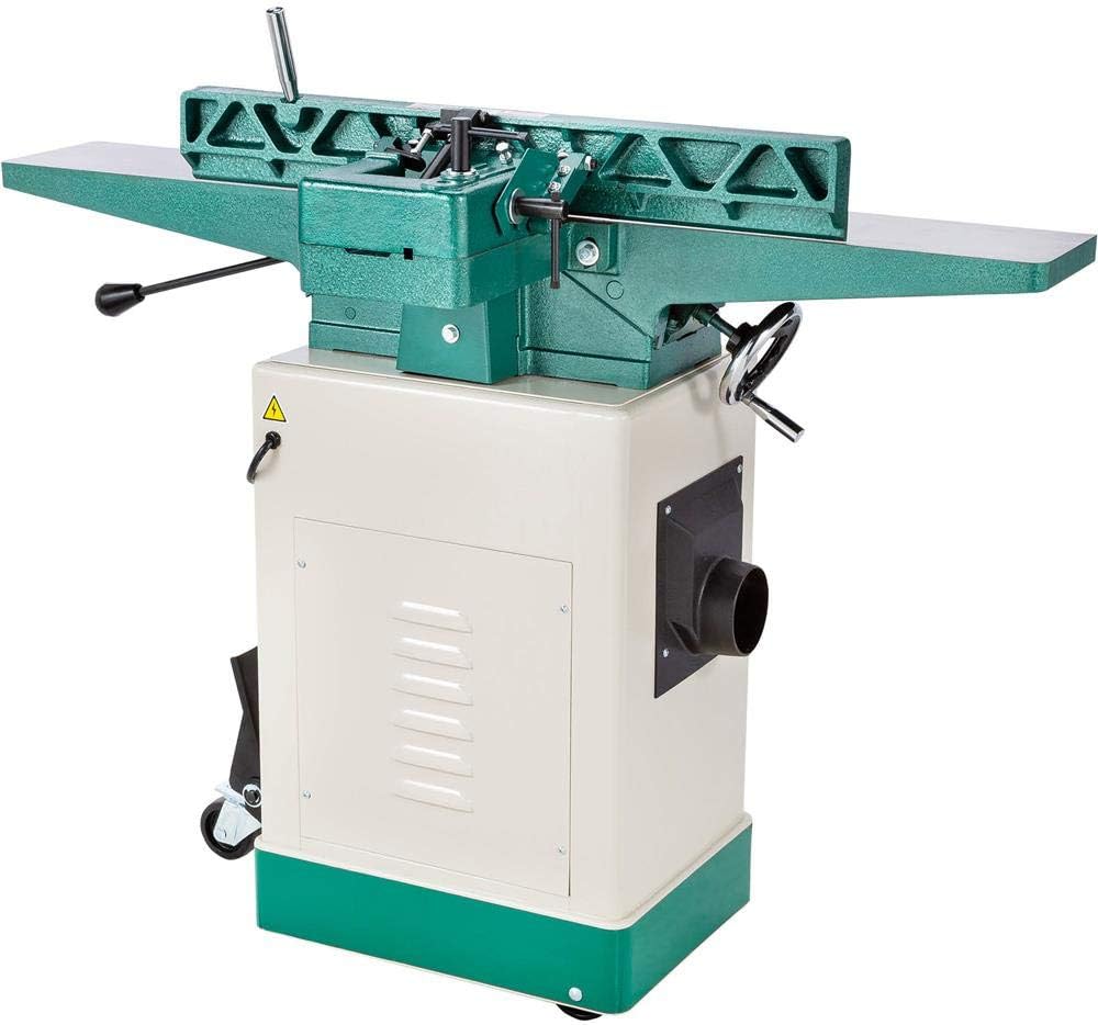 Grizzly Industrial G0814X - 6" Jointer W/Stand & V-Helical Cutterhead