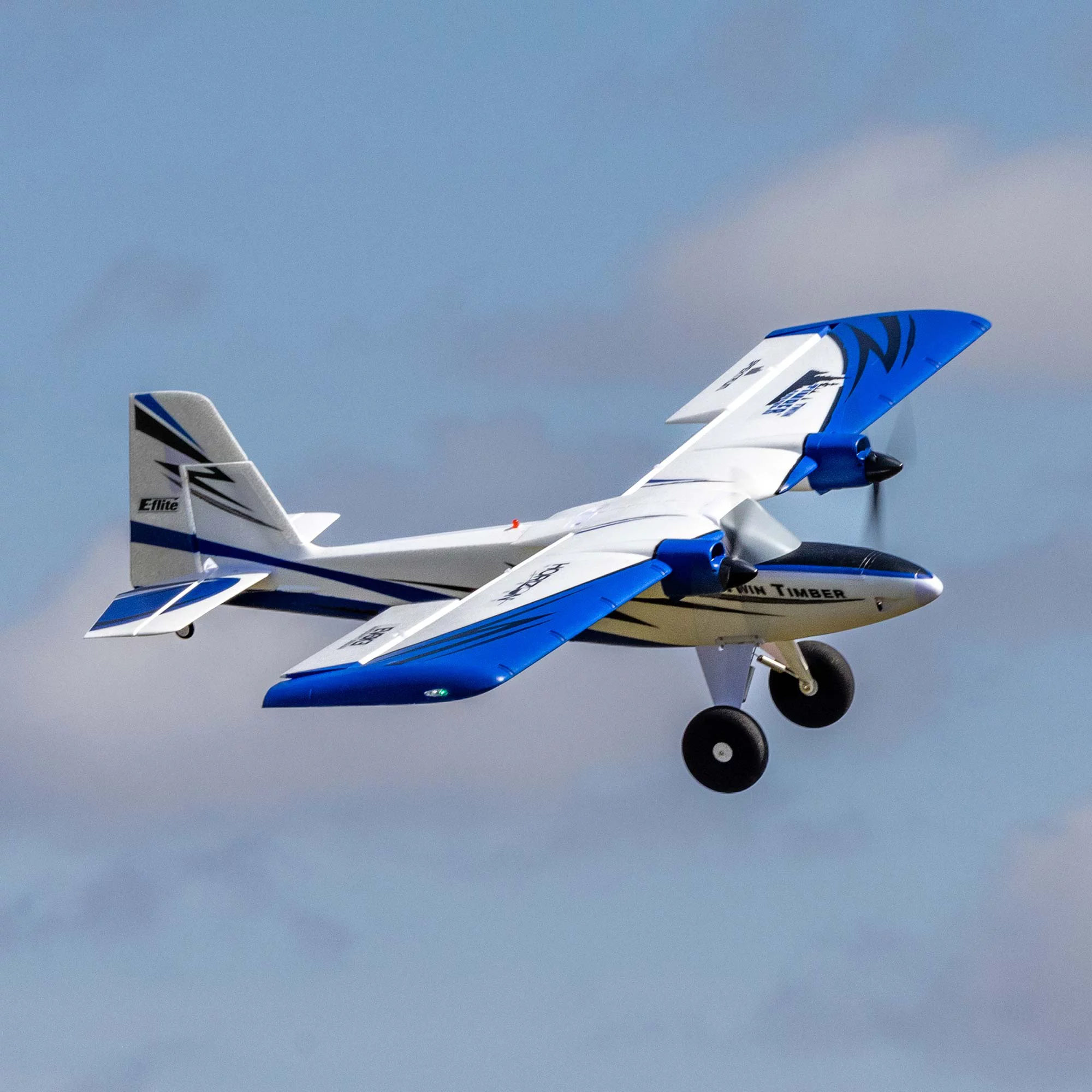 E-flite RC Airplane Twin Timber 1.6m BNF Basic Transmitter Battery and Charger Not Included with AS3X and SAFE Select EFL23850 Airplanes B&F Electric Airplanes B&F Electric - Curated Treasures Market